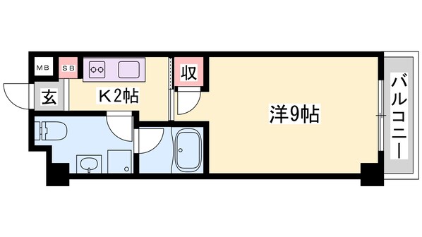 加古川駅 徒歩9分 3階の物件間取画像